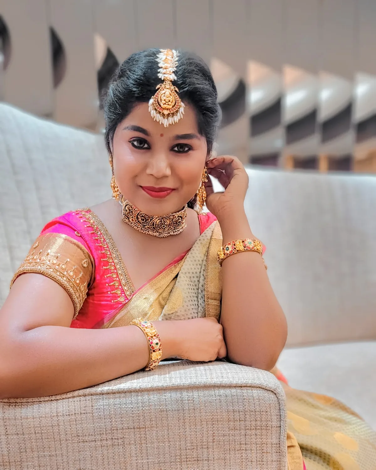 Aruna — fashion model portfolio, Chennai. Frame 2.