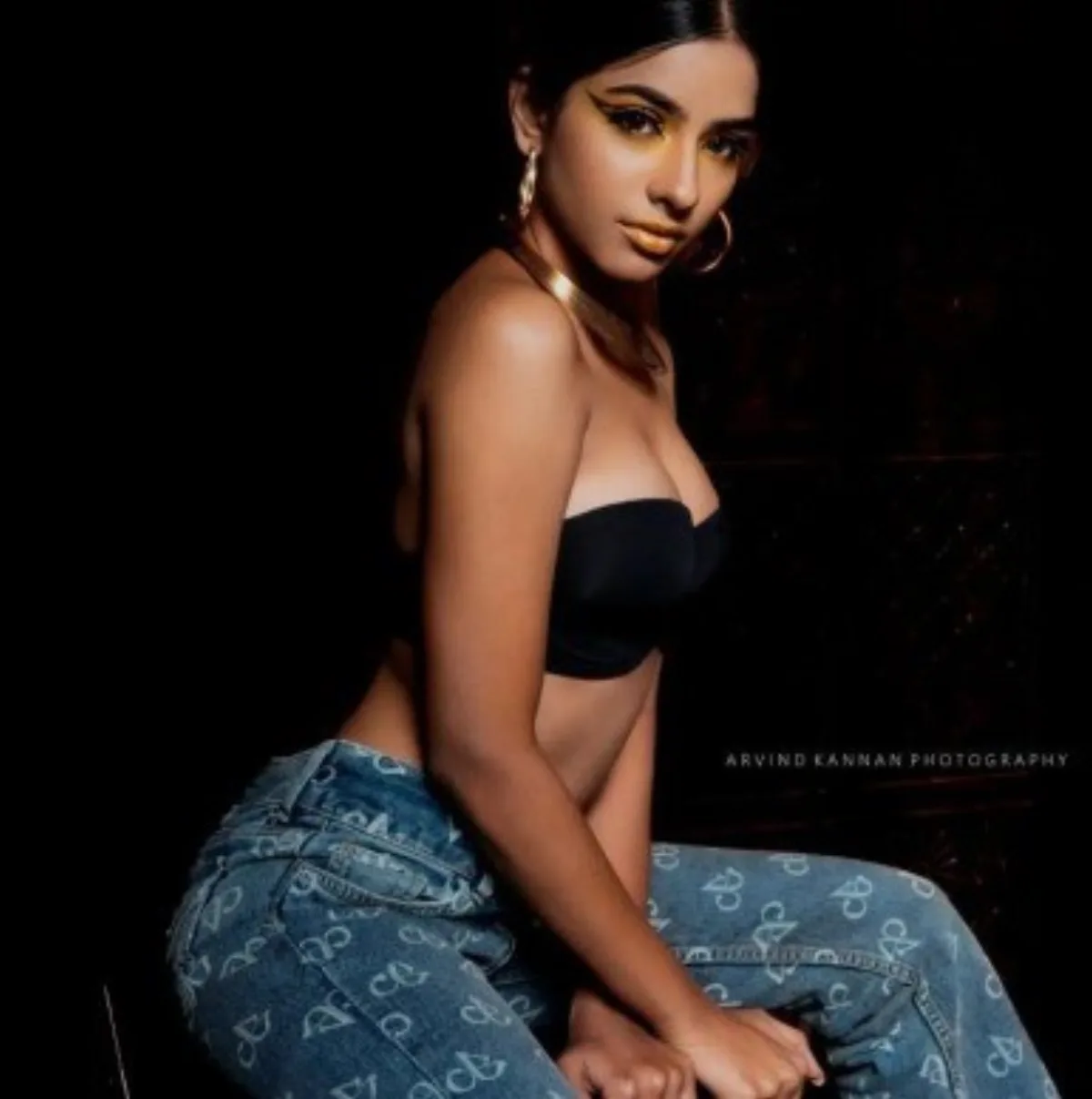 Aura — fashion model portfolio, Chennai. Frame 9.