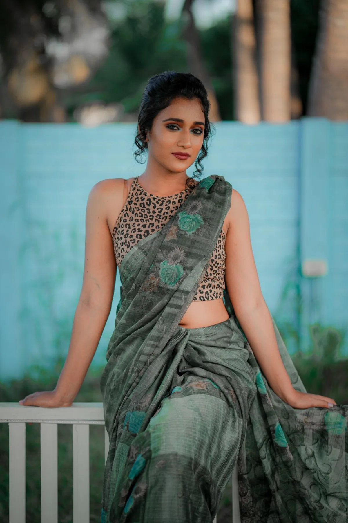 Darshini — fashion model portfolio, Chennai. Frame 8.
