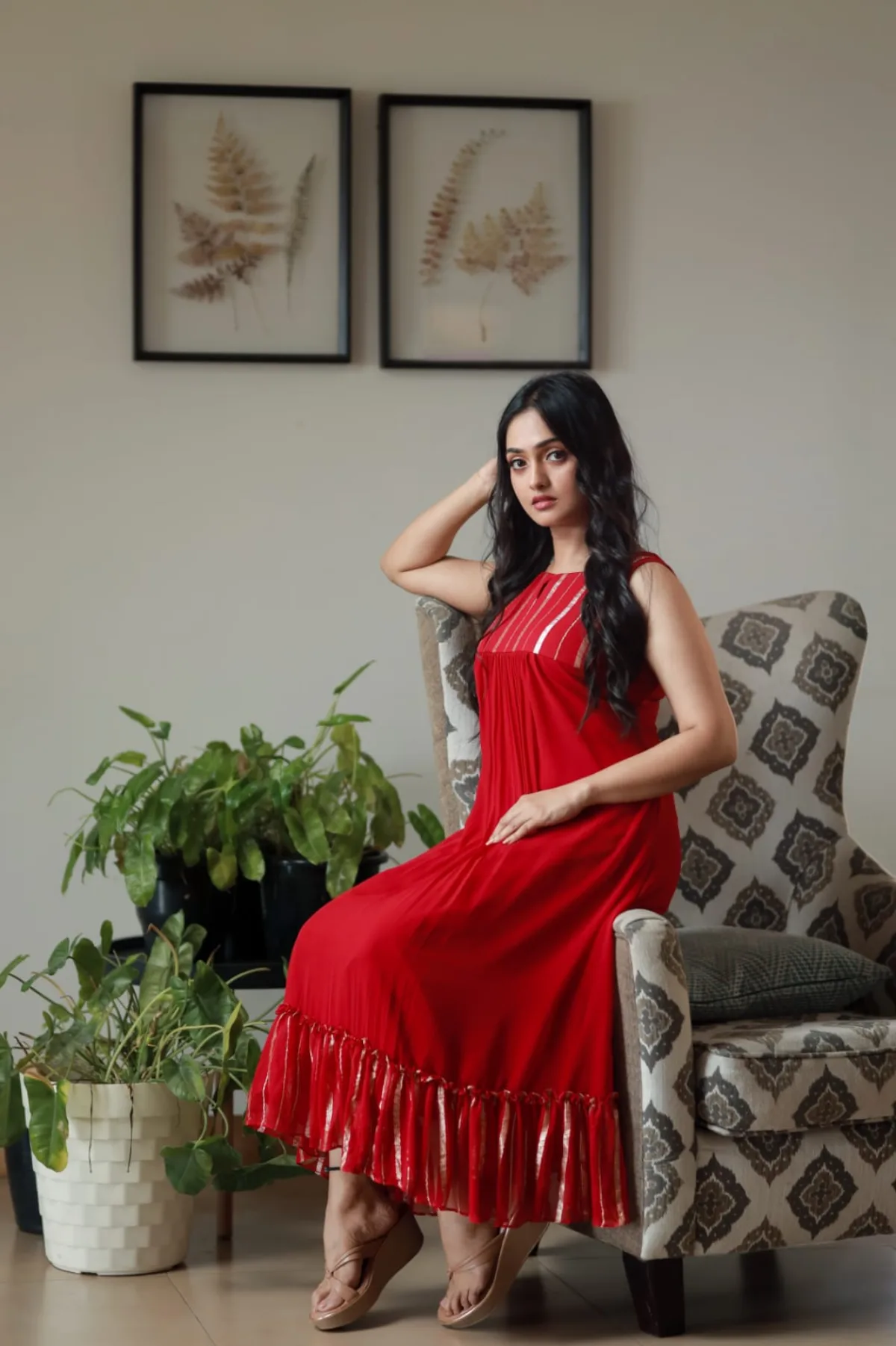 Dilna — fashion model portfolio, Chennai. Frame 8.