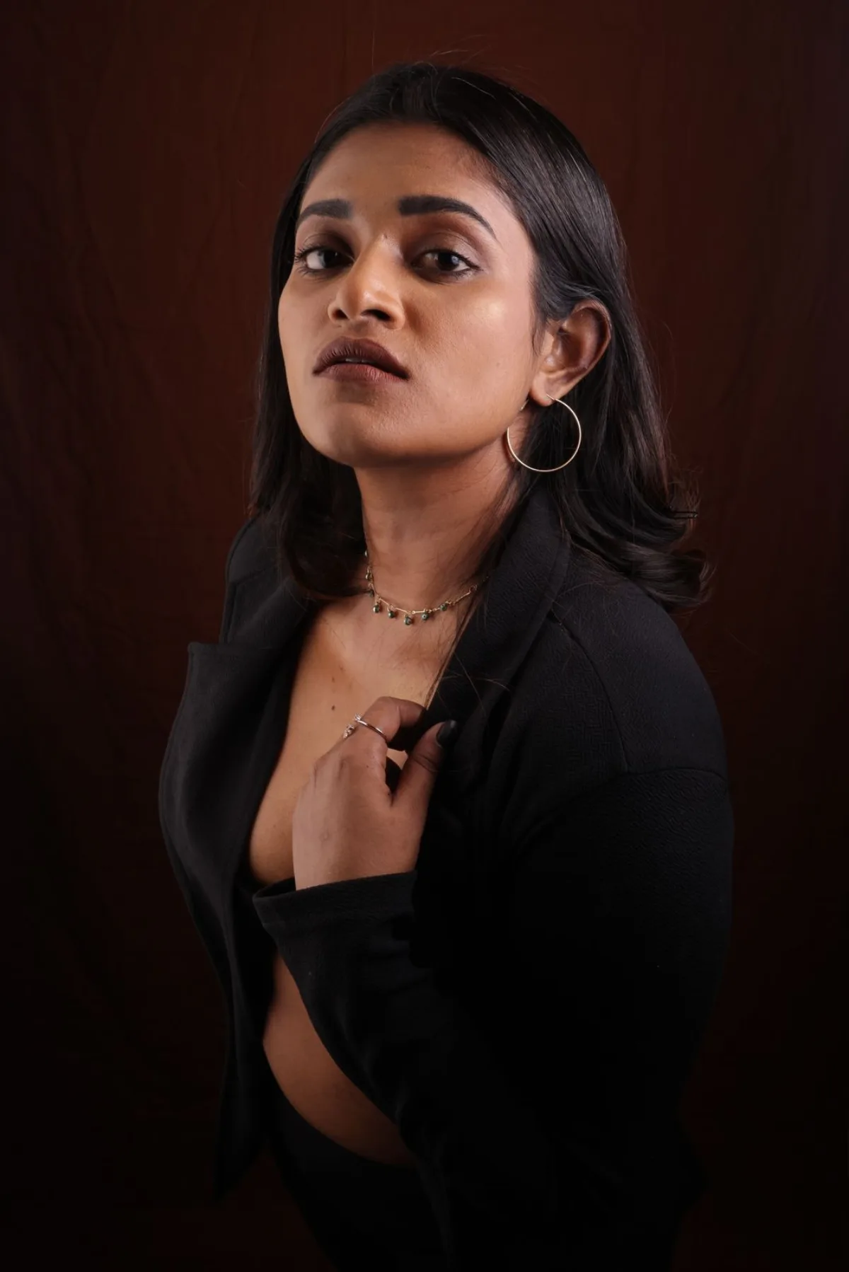 Isha — fashion model portfolio, Chennai. Frame 5.